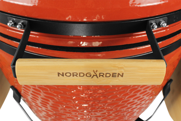 Keraamiline grill Kamado Nordgarden 26″ punane + tarvikud